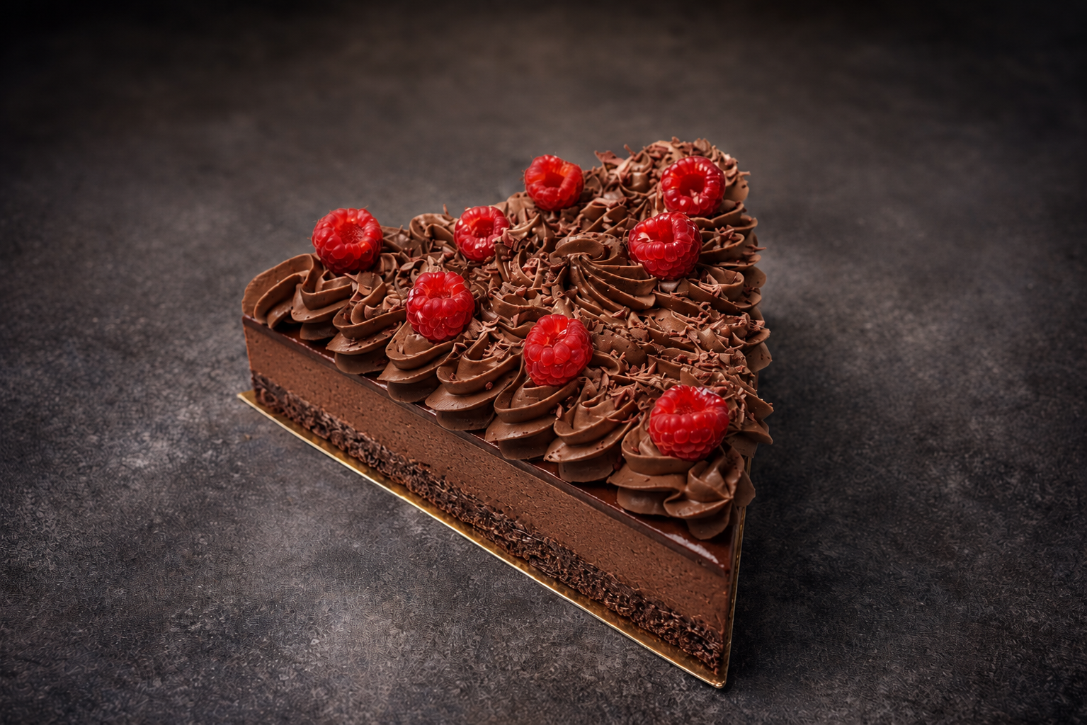 Chocolate and Raspberry Baked Cheesecake