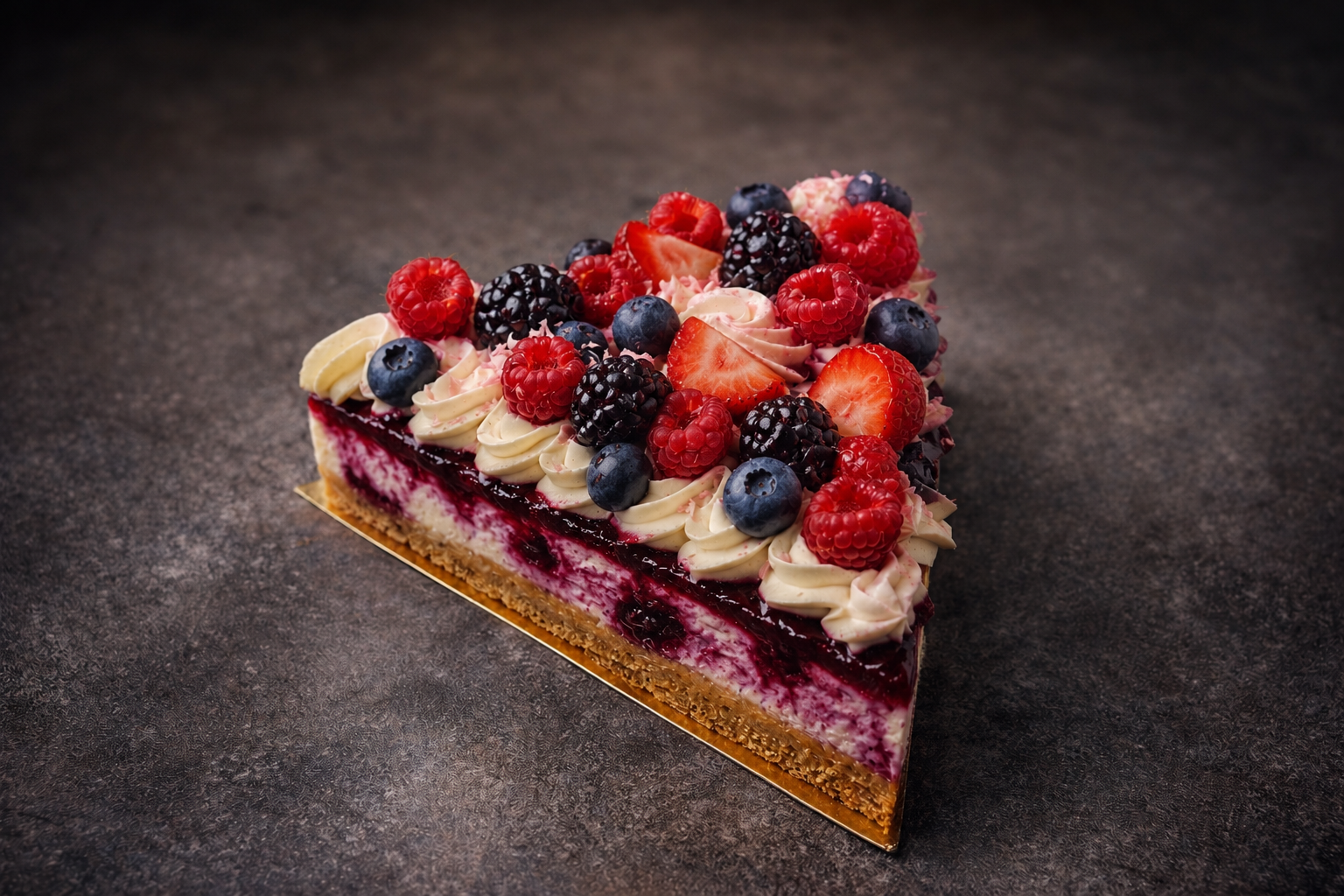 Forest Fruits Baked Cheesecake