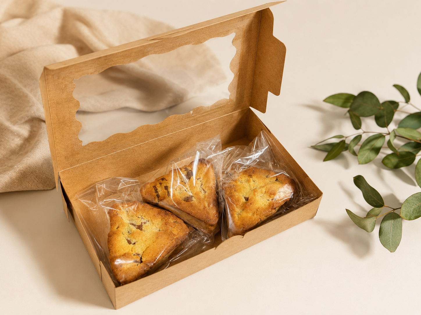 3 cookie box (choose any flavour)